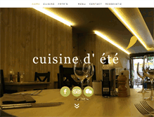 Tablet Screenshot of cuisinedete.be